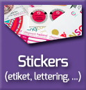 Stickers - etiketten, labels, beletteringen, vinyl folie